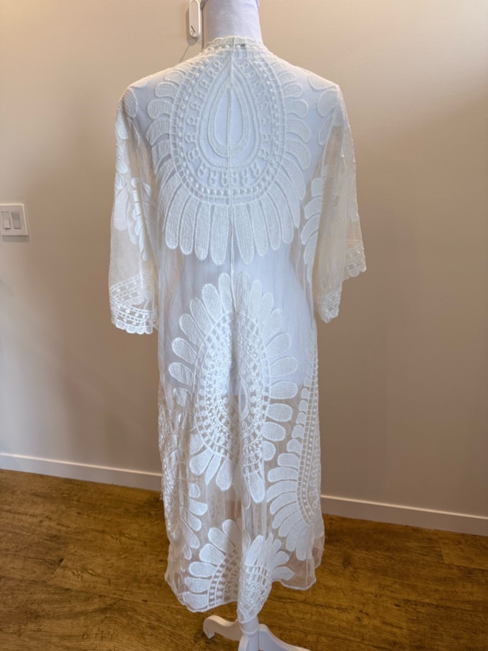 CUPSHE Crochet Swimsuit Coverup Beach Summer Resortwear Bohemian - Picture 4 of 8